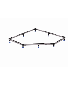Kaldewei Duschwannen Fußrahmen FR 5300 für Cornezza, bis 100 x 100 cm, anpassbar