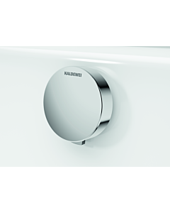 Kaldewei Conoflat drain/overflow fitting 687772500001 flat, enamelled drain cover, 4101, white