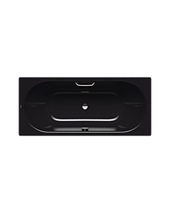 Kaldewei Classic duo Badewanne 290310220701 160x70cm, Griffloch, Antislip, schwarz