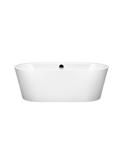 Kaldewei MEISTERSTÜCK CLASSIC DUO 1111 Bathtub 202642681001 180x80cm, oval, freestanding, white, Invisible Grip, glossy, alpine white