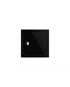 Kaldewei Cayonoplan Duschwanne 361847983701 100x100x1,8cm, mit Träger, Perl-Effekt, schwarz