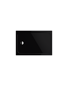 Kaldewei Cayonoplan Duschwanne 363630023701 80x160x2,5cm, Vollantislip Perl-Effekt, schwarz
