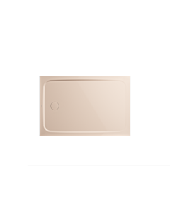 Kaldewei Cayonoplan douche 361547980030 75x100x1.8cm, avec support, sans effet / antidérapant, Bahama beige
