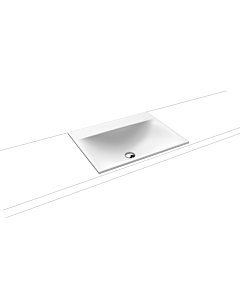 Kaldewei Silenio built-in washbasin 907706313711 3037, 60 x 46 cm, alpine white matt, pearl effect, without overflow, without tap hole