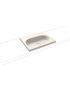 Kaldewei Centro washbasin 902806003231 3055, 60x50x4cm, pergamon pearl effect, without overflow, without tap hole