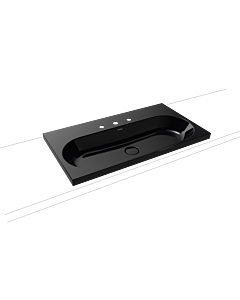 Kaldewei Centro Kaldewei Centro 902906033701 3056, 90x50x4cm, black pearl effect, without overflow, 3 tap holes