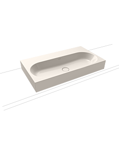 Kaldewei Centro washbasin 903106003231 3058, 90x50x12cm, pergamon pearl effect, without overflow, without tap hole