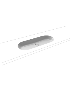 Kaldewei Centro Kaldewei 903306003199 3060, 91x38cm, effet perlé manhattan, sans trop-plein, sans trou pour robinetterie