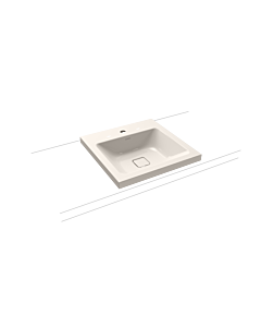 Kaldewei Cono washbasin 908306013231 50x50cm, without overflow, 1 tap hole, pergamon pearl effect