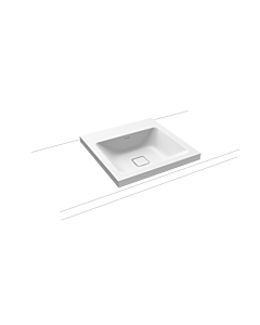 Kaldewei Cono bassin tour 908 306 003 711 50x50cm, sans trop - plein, sans trou de coulée, alpinweiss matité Perl