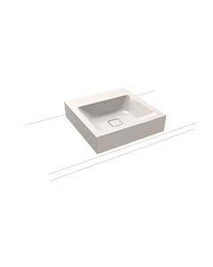 Kaldewei Cono washbasin 908406003231 50x50cm, without overflow, without tap hole, pergamon pearl effect