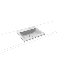 Kaldewei Cono built-in washbasin 901606033199 3080, 60x50cm, manhattan pearl effect, without overflow, 3 tap holes