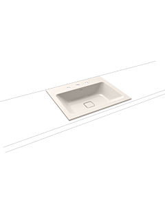 Kaldewei Cono built-in washbasin 901606033231 3080, 60x50cm, pergamon pearl effect, without overflow, 3 tap holes
