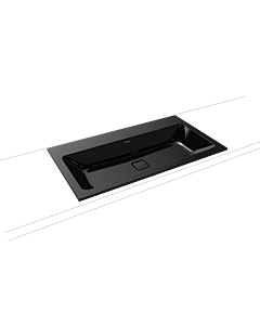 Kaldewei Cono built-in washbasin 901706003701 3081, 90x50cm, black pearl effect, without overflow, without tap hole