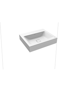 Kaldewei Cono Wand-Waschtisch 902506003711 3089, 60x50x12cm, alpinweiss matt Perl-Effekt, ohne Überlauf, ohne Hahnloch