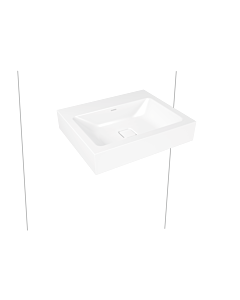 Kaldewei Cono wall-mounted washbasin 902506003715 3089, 60x50x12cm, cataniagrey matt pearl effect, without overflow, without tap hole