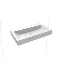 Kaldewei Cono Wandwaschtisch 902606013001 3090, 90x50x12cm, weiss Perl-Effekt, 1 Hahnloch