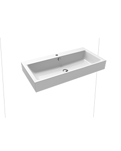 Kaldewei Puro Wandwaschtisch 901506013001 3165, 90x46x12cm, weiss Perl-Effekt, 1 Hahnloch