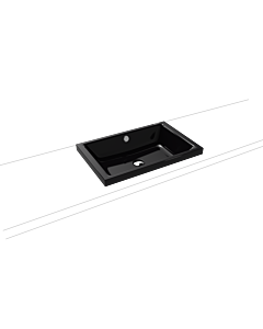 Kaldewei Puro Kaldewei Puro 908906003701 3173, 60x38,5cm, black pearl effect, with overflow, without tap hole