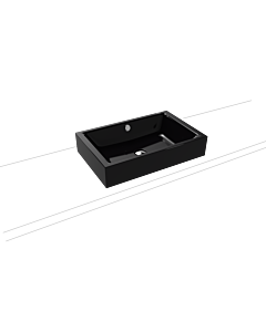 Kaldewei Puro Kaldewei Puro 909106003701 3175, 60x38,5cm, black pearl effect, with overflow, without tap hole