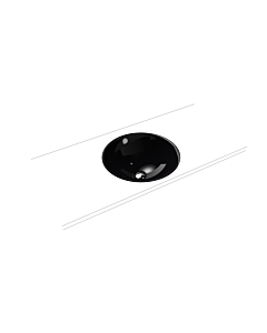 Kaldewei Classic Kaldewei Classic 910006003701 d = 42cm, with overflow, without tap hole, black pearl effect