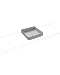 Kaldewei Miena Waschtisch-Schale 909506003199 ohne Überlauf, 40x40 cm, manhattan Perl-Effekt