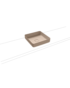 Kaldewei Miena Waschtisch-Schale 909506003030 ohne Überlauf, 40x40 cm, bahamabeige Perl-Effekt