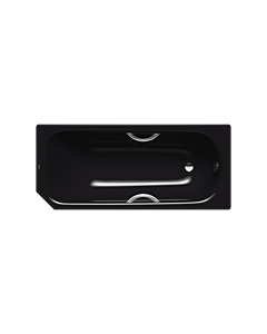 Kaldewei Saniform star bath 134034010701 160x70cm, antidérapant complet, variante 2000 , noir