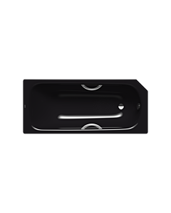 Kaldewei Saniform star bath 134230000701 160x70cm, antidérapant, variante 3, noir