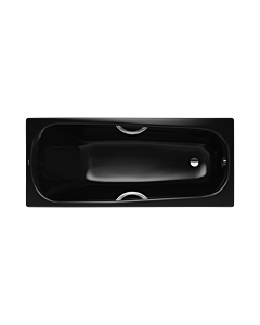 Kaldewei Saniform plus star Badewanne 133034010701 140x70cm, Vollantislip, schwarz