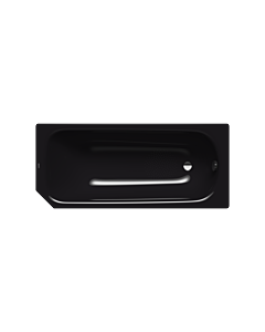 Kaldewei Saniform Badewanne 192130003701 160x70cm, Antislip, Variante 1, schwarz Perl Effekt