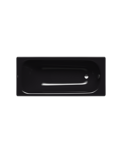 Kaldewei Saniform plus Badewanne 112534010701 160x75cm, Vollantislip, schwarz