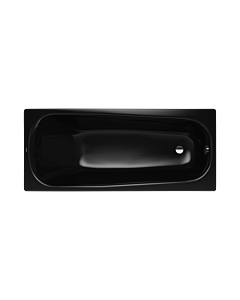 Kaldewei Saniform bathtub 112234010701 175x75cm, full anti-slip, black