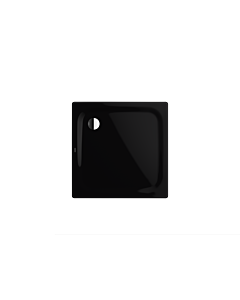 Kaldewei Superplan Classic Duschwanne 446948043701 90x90x2,5cm, mit Träger, Perl-Effekt, schwarz