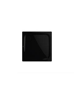 Kaldewei Superplan classic surface de douche 447147930701 120x120cm, plat, sangles, antidérapant, noir