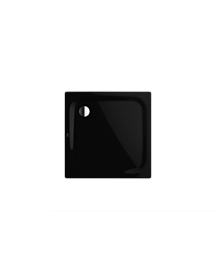 Kaldewei Superplan Classic Duschwanne 447030023701 100x100x2,5cm, Vollantislip Perl-Effekt, schwarz