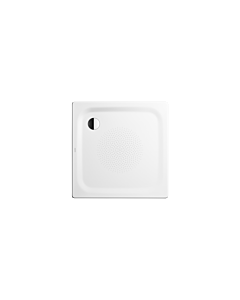 Kaldewei Superplan Classic receveur de douche 447047930001 100x100x2,5cm, support plat, antidérapant, blanc