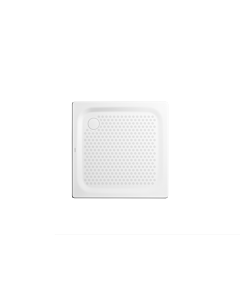 Kaldewei Superplan Classic receveur de douche 447035043001 100x100x2,5cm, avec support, antidérapant effet perlant , blanc