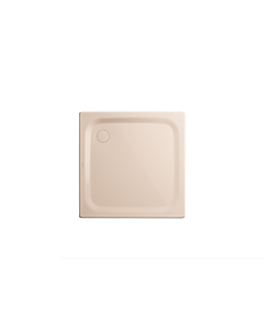 Kaldewei Superplan Classic Duschwanne 447048043030 100x100x2,5cm, mit Träger, Perl-Effekt, bahamabeige