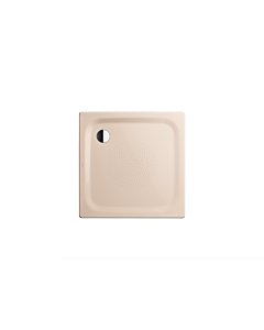 Kaldewei Superplan Classic receveur de douche 447135000030 120x120x2,5cm, avec sangle, antidérapant, Bahama beige