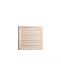 Kaldewei Superplan Classic shower tray 447035040030 100x100x2.5cm, with strap, full anti-slip, Bahama beige