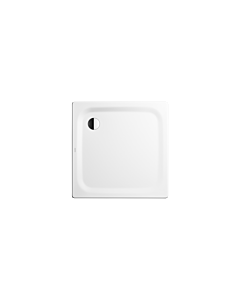 Kaldewei Superplan Classic receveur de douche 447547980711 80x80x2,5cm, avec support plat, sans effet/antidérapant, blanc alpin mat