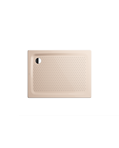 Kaldewei Superplan surface de douche classique 430747940030 100x120cm, plat, sangles, antidérapant intégral, beige bahama