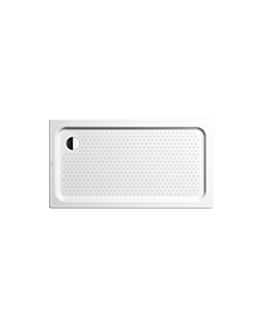 Kaldewei Duschplan xxl Duschplan douche 432535040001 75x140x6.5cm, avec support, antidérapant complet, blanc