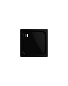 Kaldewei Duschplan Duschwanne 440548040701 80x80x6,5cm, mit Träger, schwarz