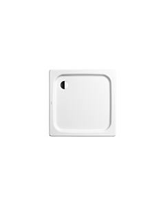 Kaldewei Duschplan 545-2 Duschwanne 440348043001 90 x 90 x 6,5 cm, weiss Perl-Effekt, mit Träger