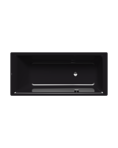 Kaldewei Puro bath 258400010701 160x70cm, overflow on the side, black