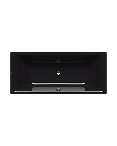 Kaldewei Puro duo bathtub 266500013701 190x90cm, overflow in the middle, pearl effect, black