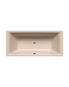 Kaldewei Puro baignoire duo 266400013030 180x80cm, trop-plein au centre, effet perlant, beige bahama