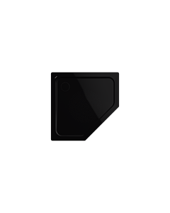 Kaldewei Cornezza Duschwanne 459230000701 100x100x2,5cm, Antislip, schwarz